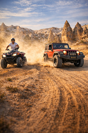 Vadilerde ATV & Jeep Safari Turu